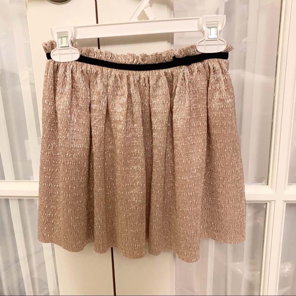 Girls Rose Gold Kate Spade Skirt